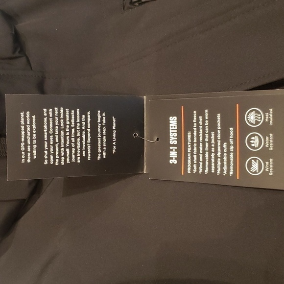 NWT Hawke & Co. Sports Performance Men's Jacket Hoodie Black Medium - Picture 11 of 12